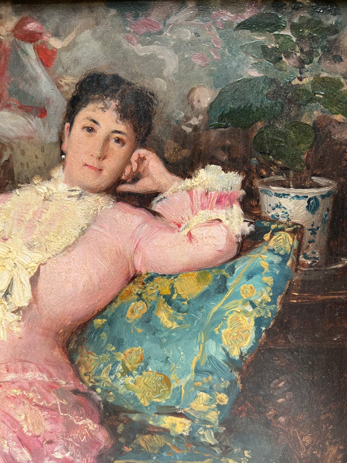 Paul Victor Mathey, Portrait présumé de Fernande Mathey, épouse de l’artiste, circa 1880