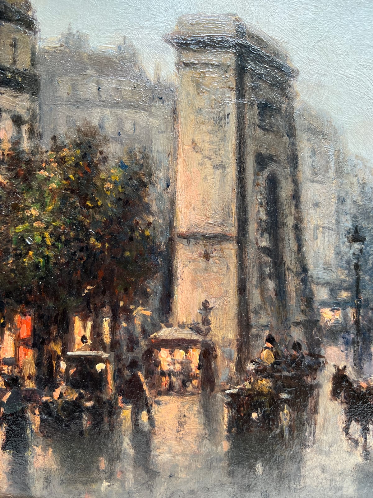 Joaquim Miro Argenter, Paris, La Porte Saint Denis, circa 1900