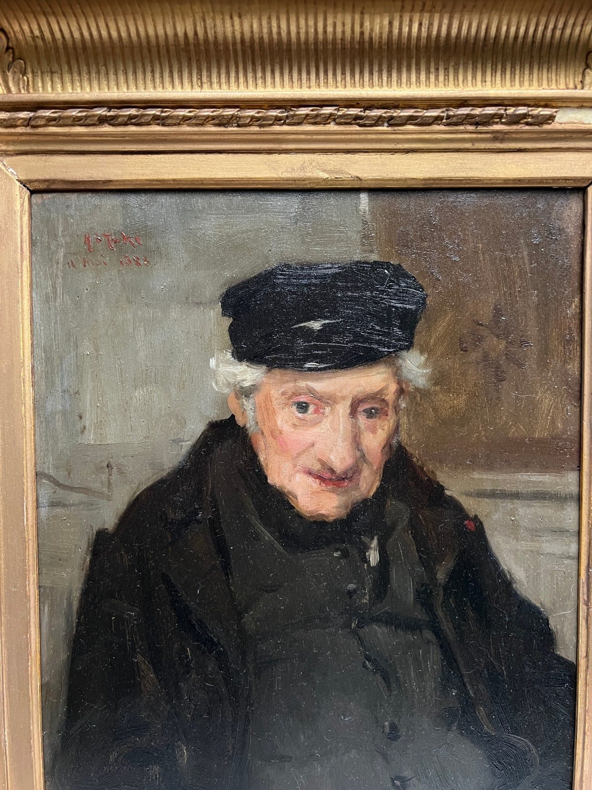 Henry Scott Tuke, Portrait d'homme, 1883