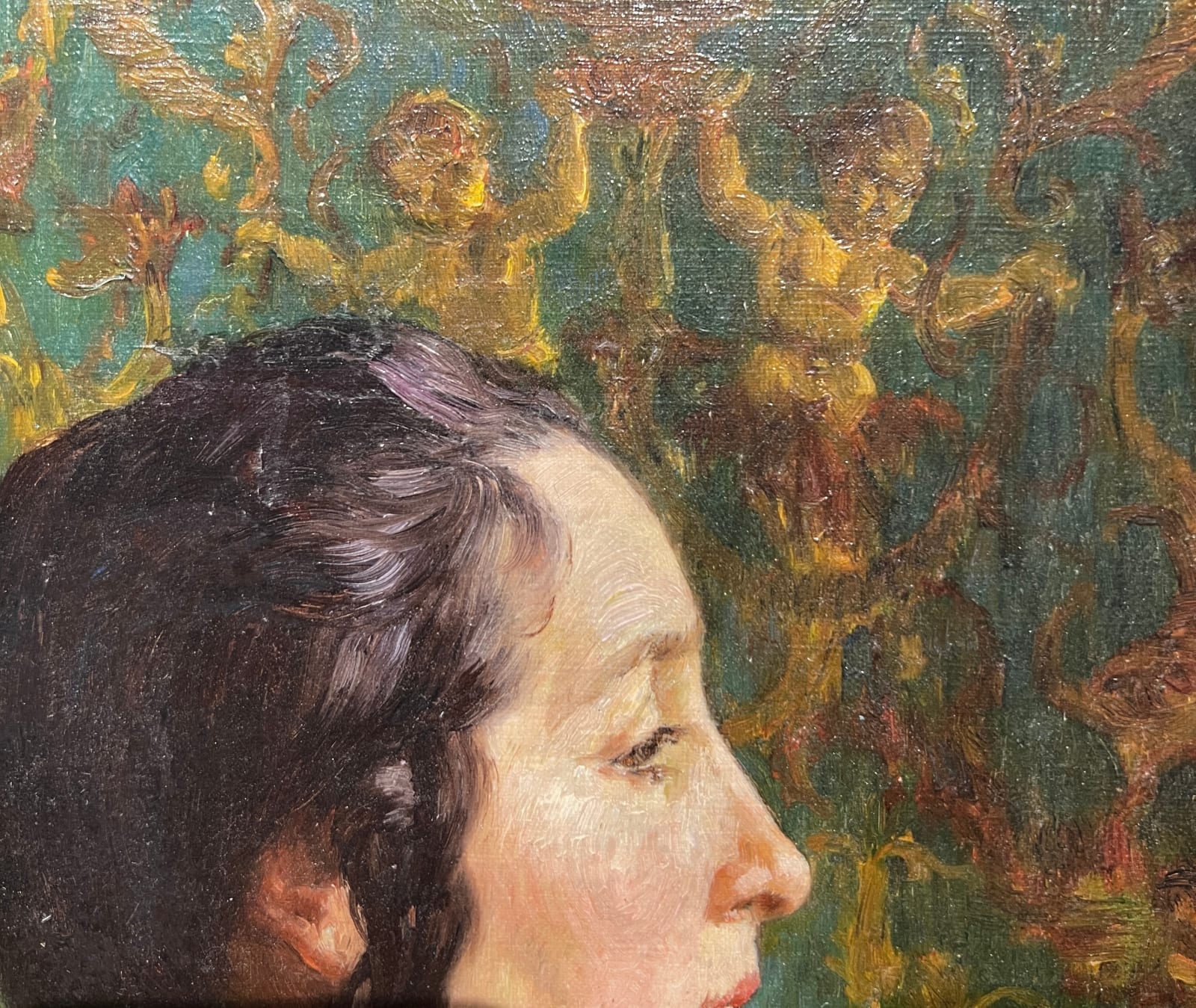 Eugène Deully, Femme De Profil Au Calice, circa 1890