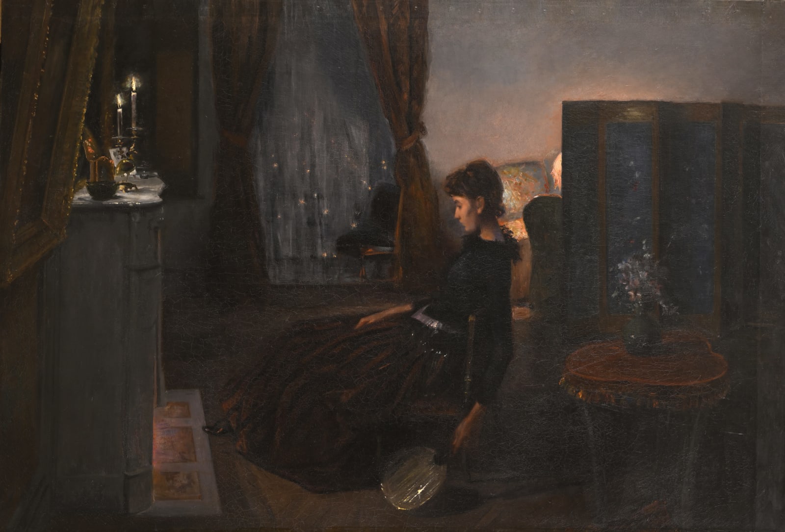 Madeleine Fleury, Intérieur, dit aussi "Tristesse", circa 1886