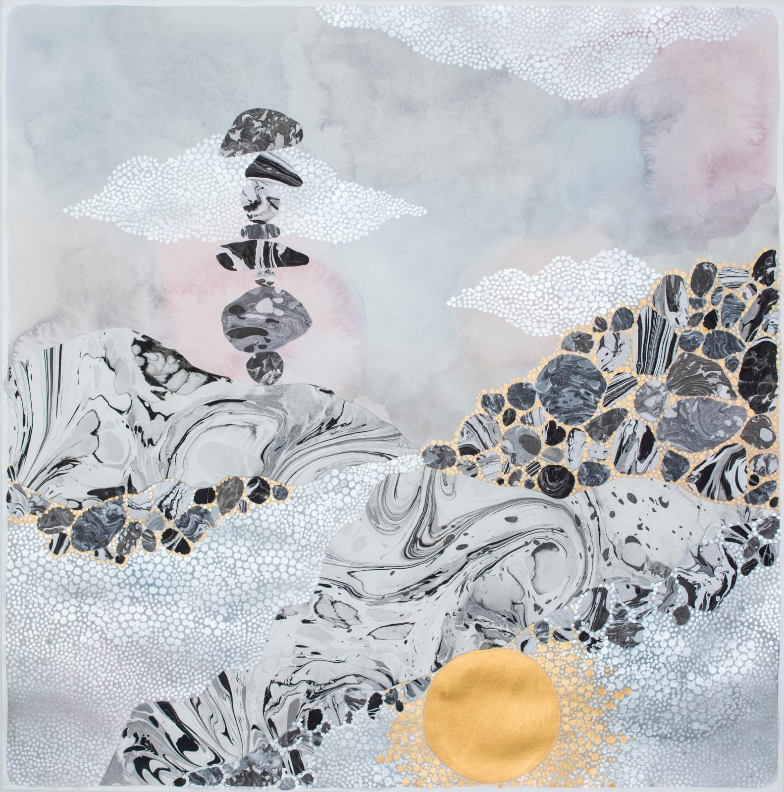 Crystal Liu, a balancing act, "two sides", 2017