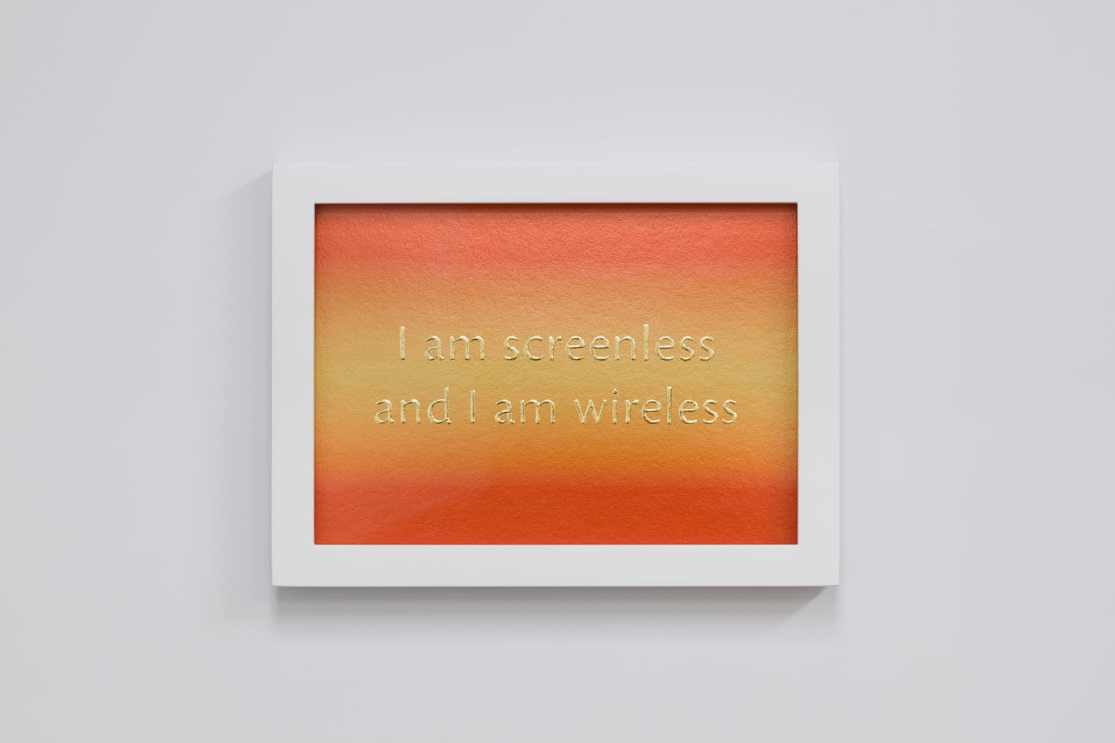 Alison Nguyen, I am screenless and I am wireless., 2022
