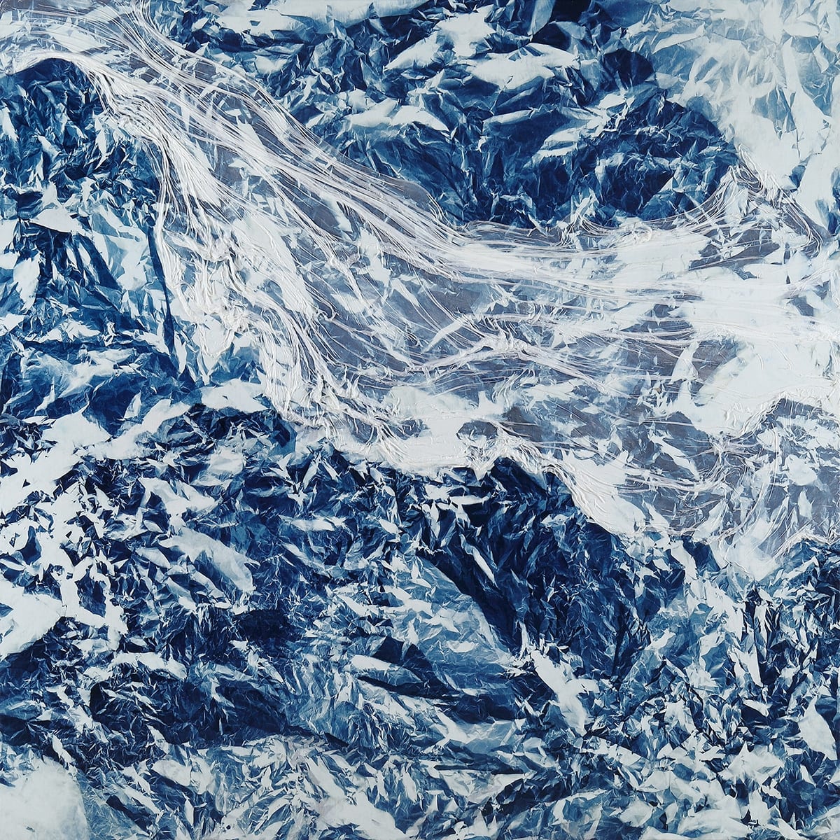 Wu Chi-Tsung 吳季璁, Cyano-Collage 039 氰山集之三十九, 2018