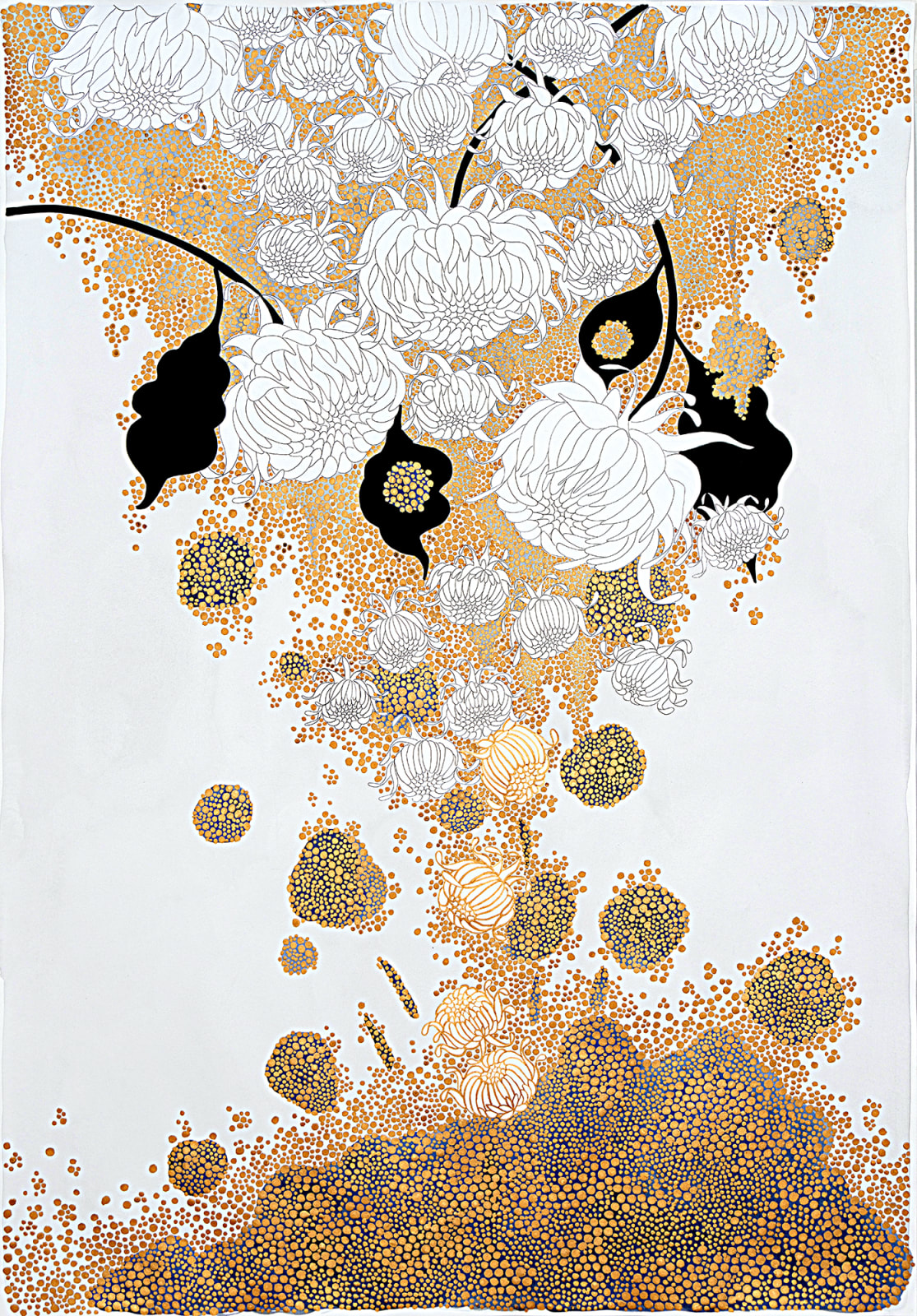 Crystal Liu, the flowers, 'down pour' (IV), 2019