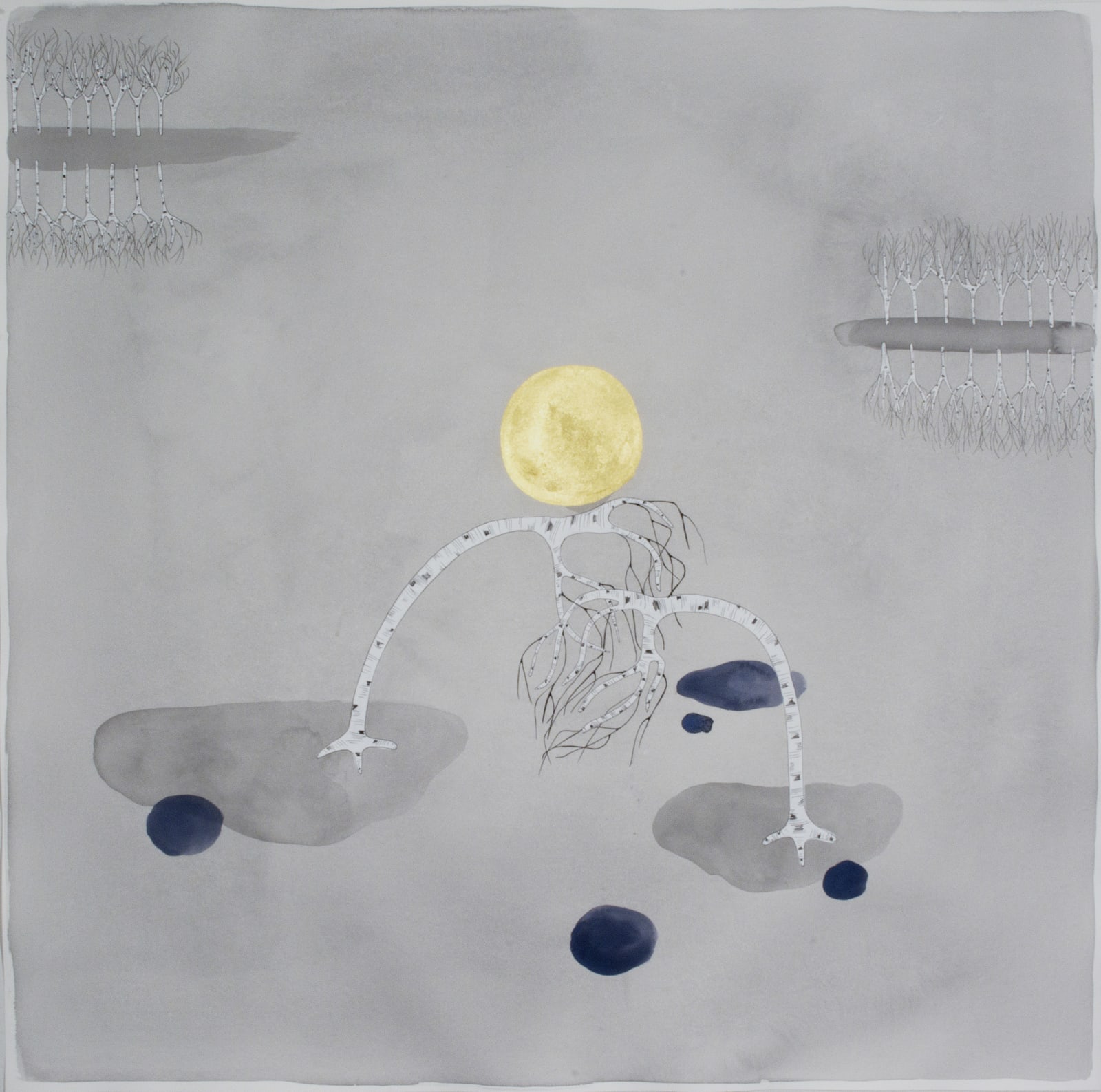Crystal Liu, the moon, "the weight of it II", 2015