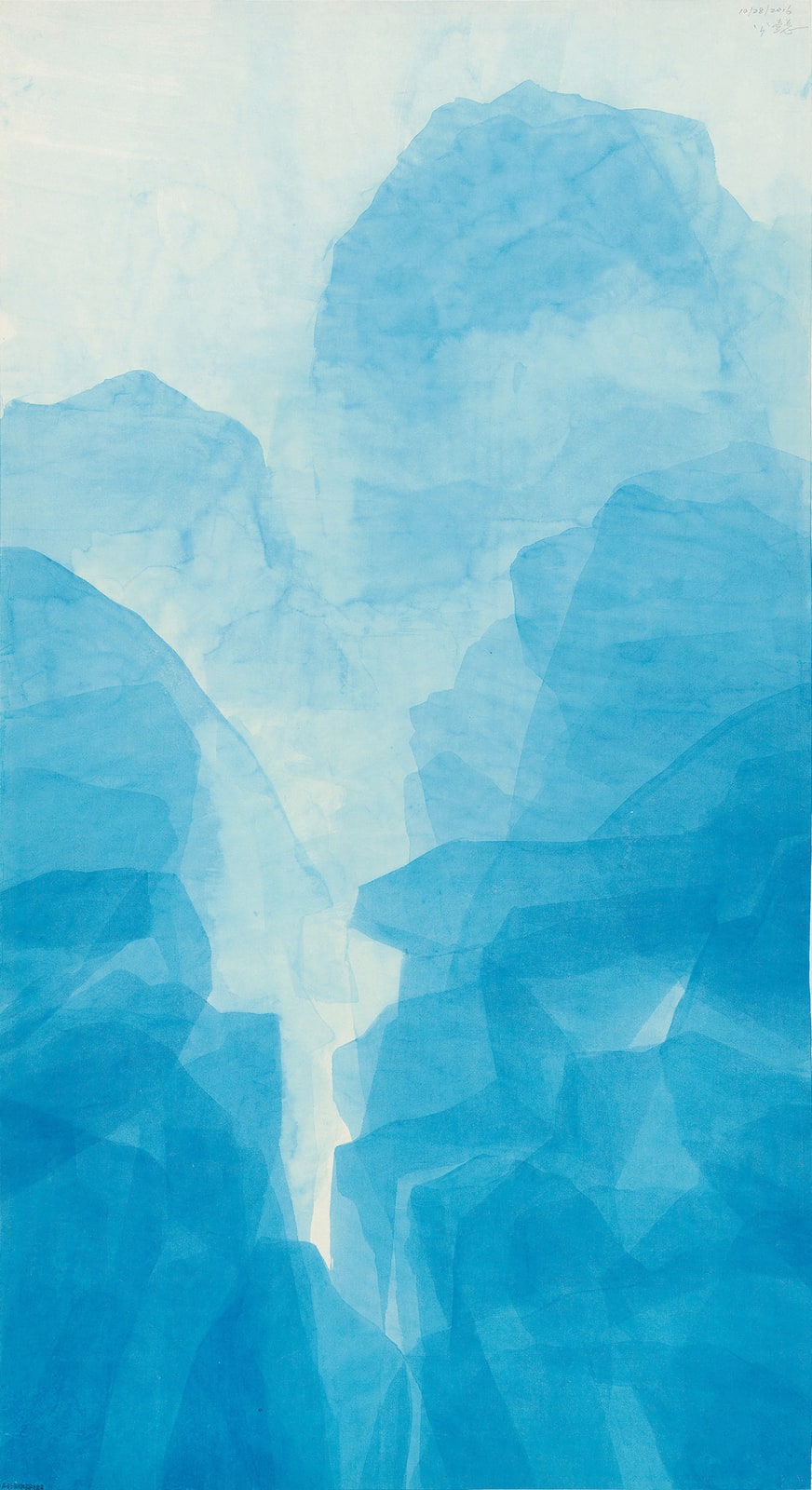 Wang Gongyi 王公懿, Blue Mountains 藍山 1028, 2016