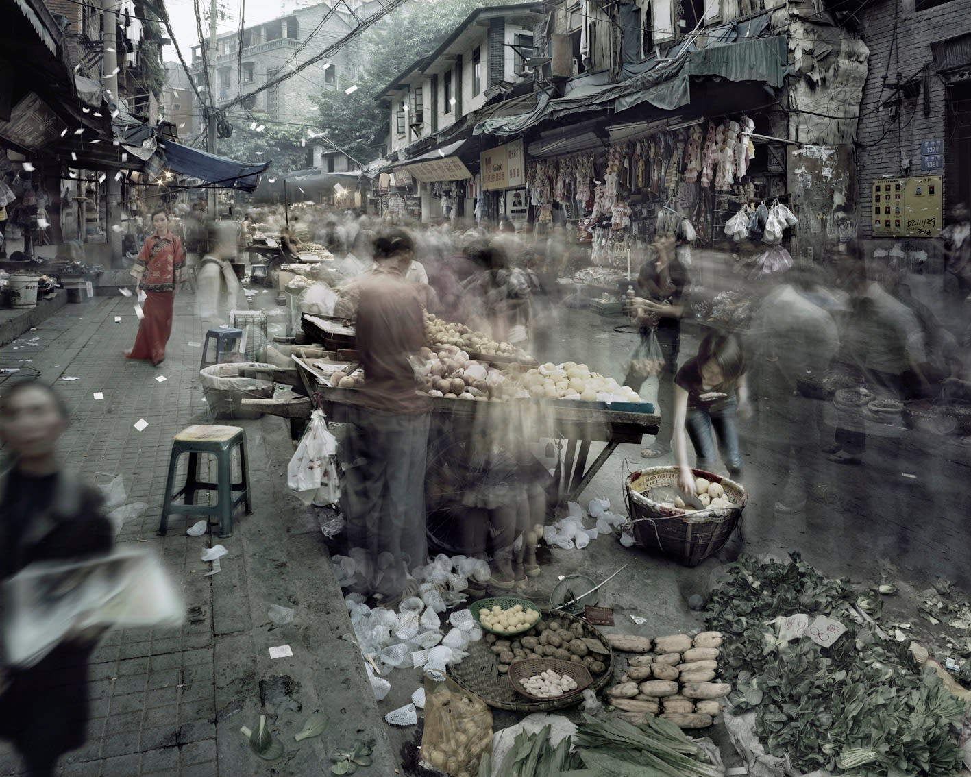 Qin Wen 秦文, Old City - Jiaohuazi Street 故城系列之叫花子街, 2011