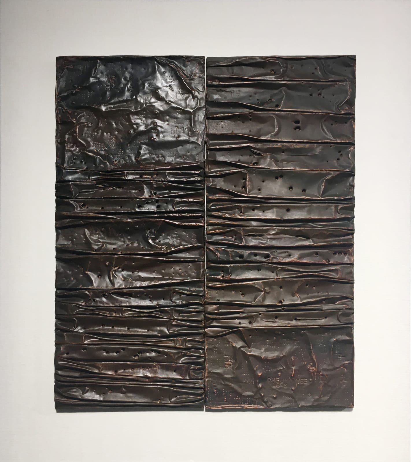 Cheung Yee 張義, Cliff Form (One Pair) 崖（一對）, 1996