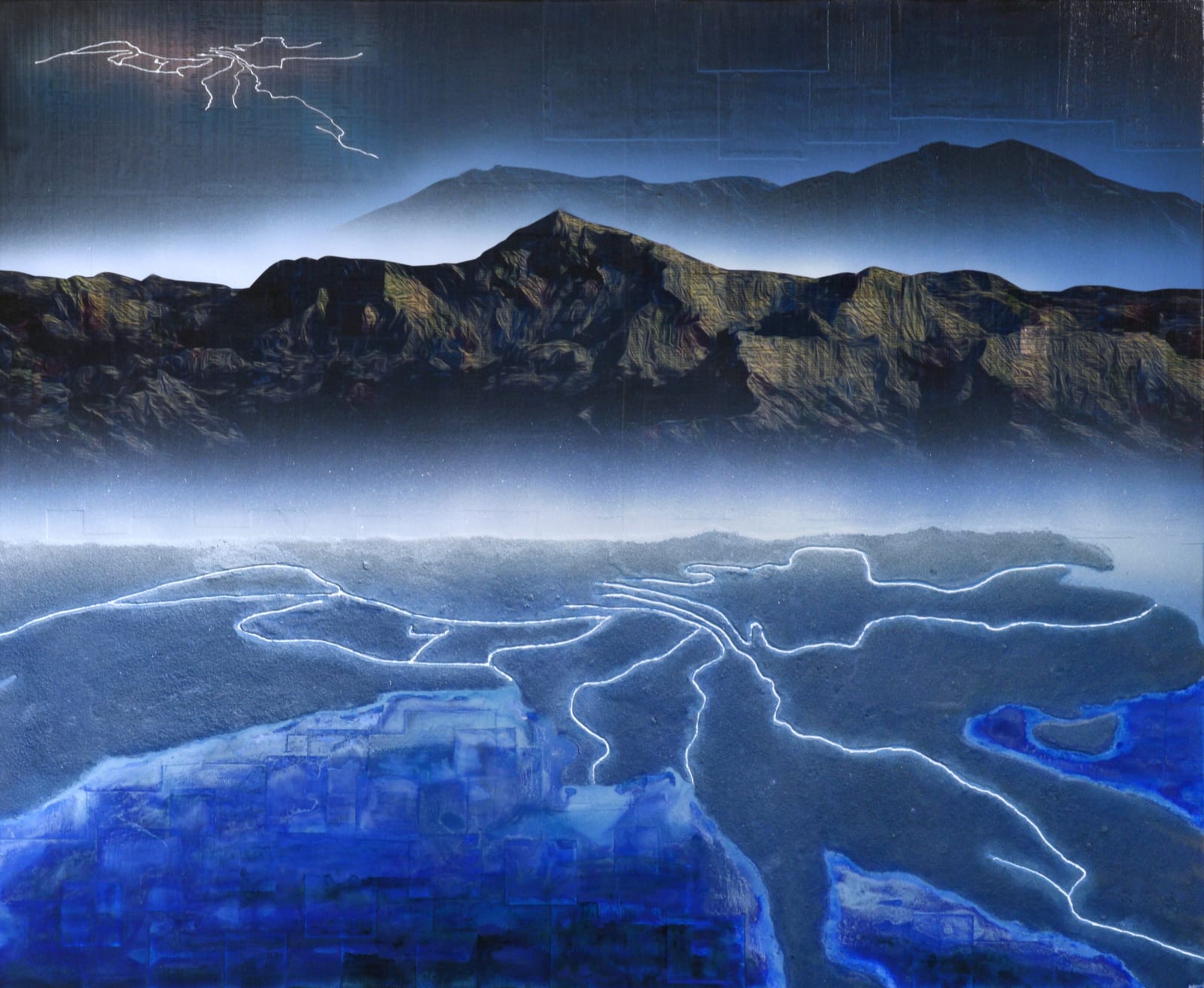 Gordon Cheung 張逸彬, Towers of Water (Study), 2020