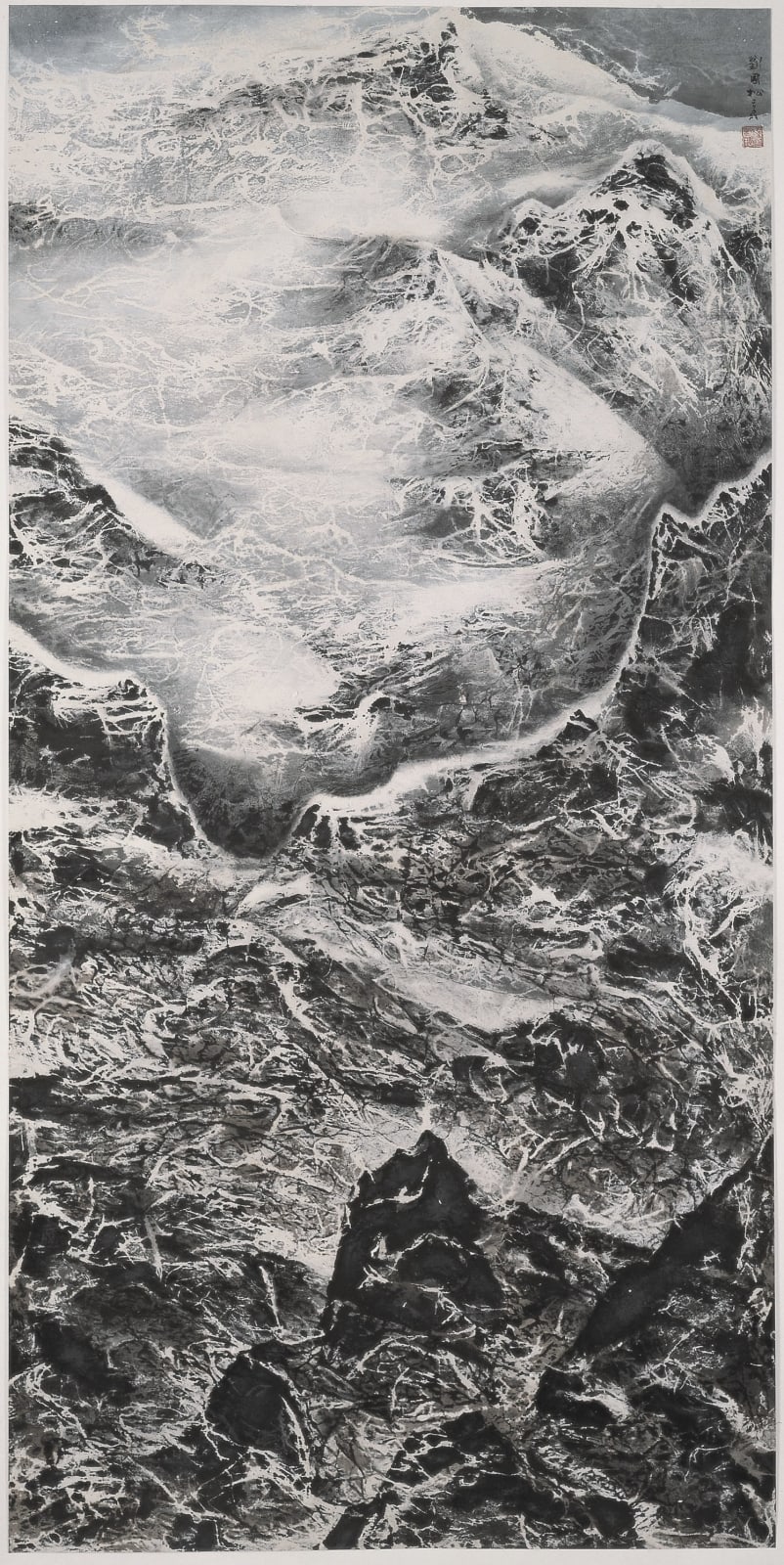 Liu Kuo-Sung 劉國松, Ama Dablam 阿瑪達布朗峰, 2008