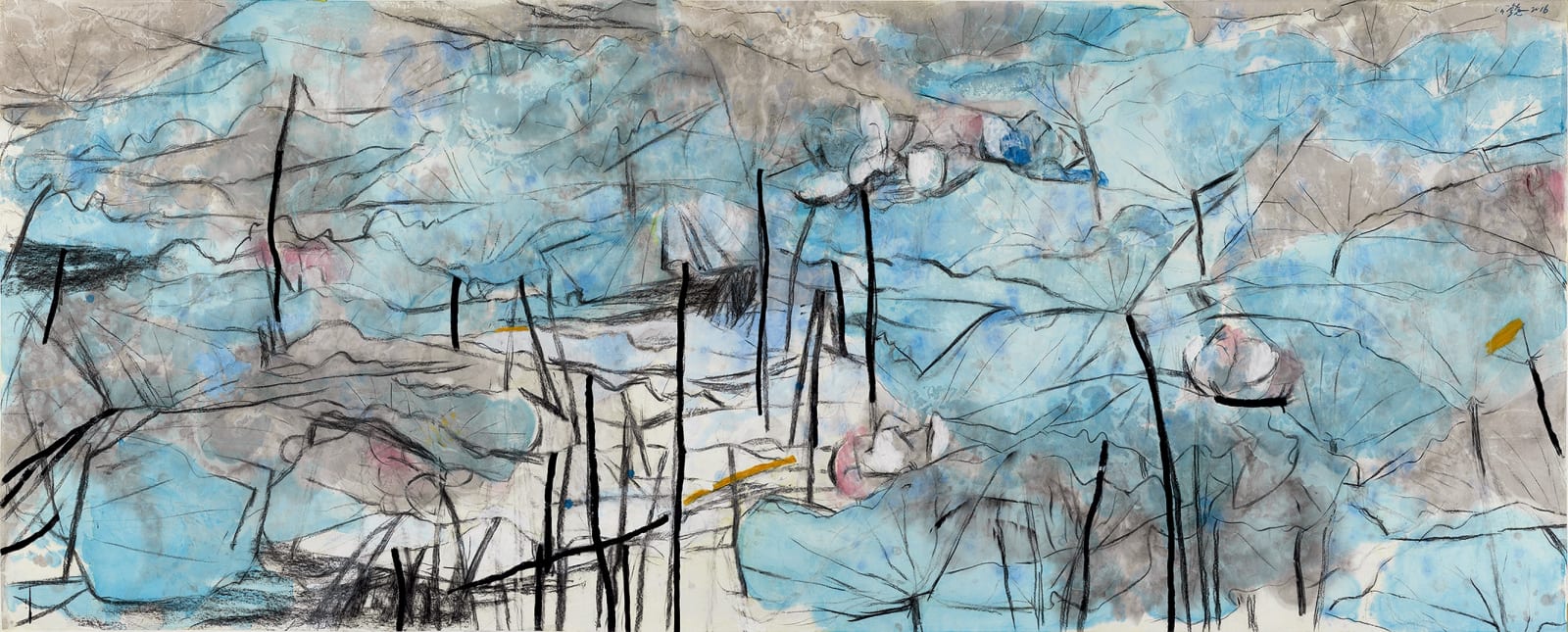 Wang Gongyi 王公懿, Lotus III 大荷之三, 2016