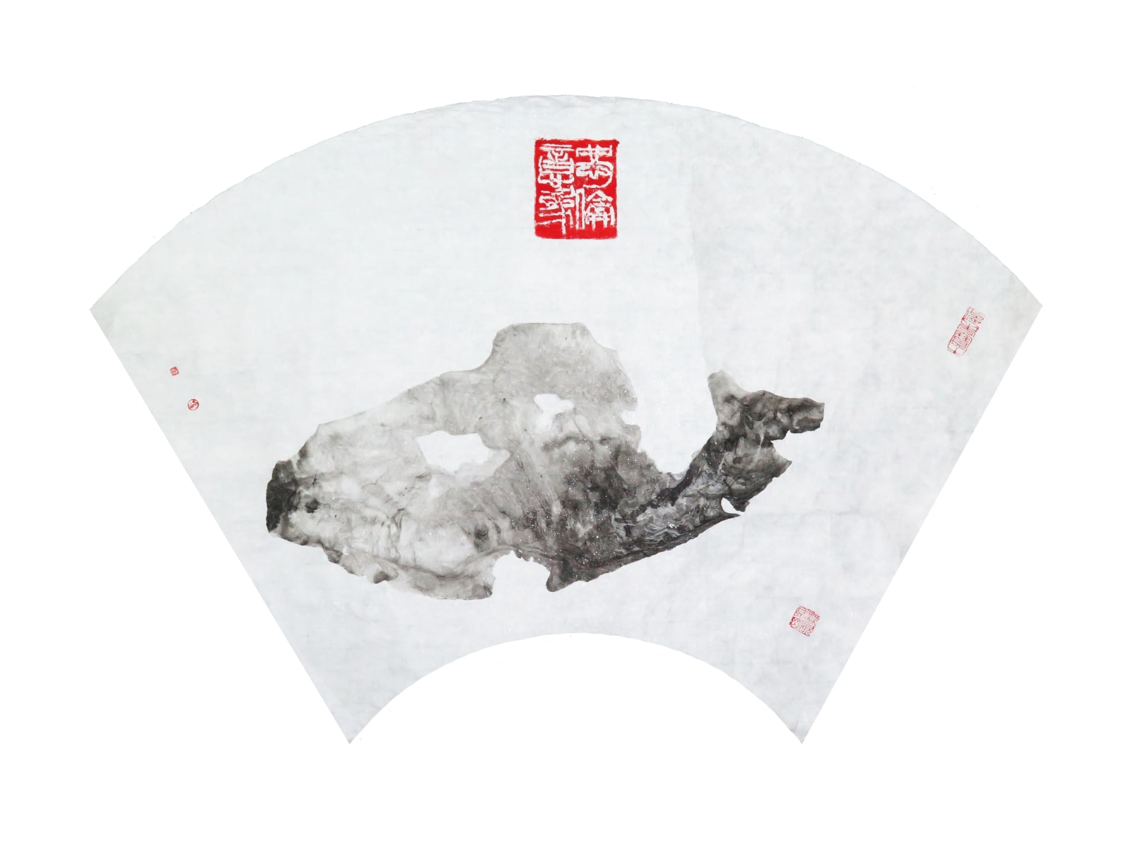 C. N. Liew 劉慶倫, Longevity - Scholar Rock in Shape of Black Tortoise 玄武拱壽圖 , 2014