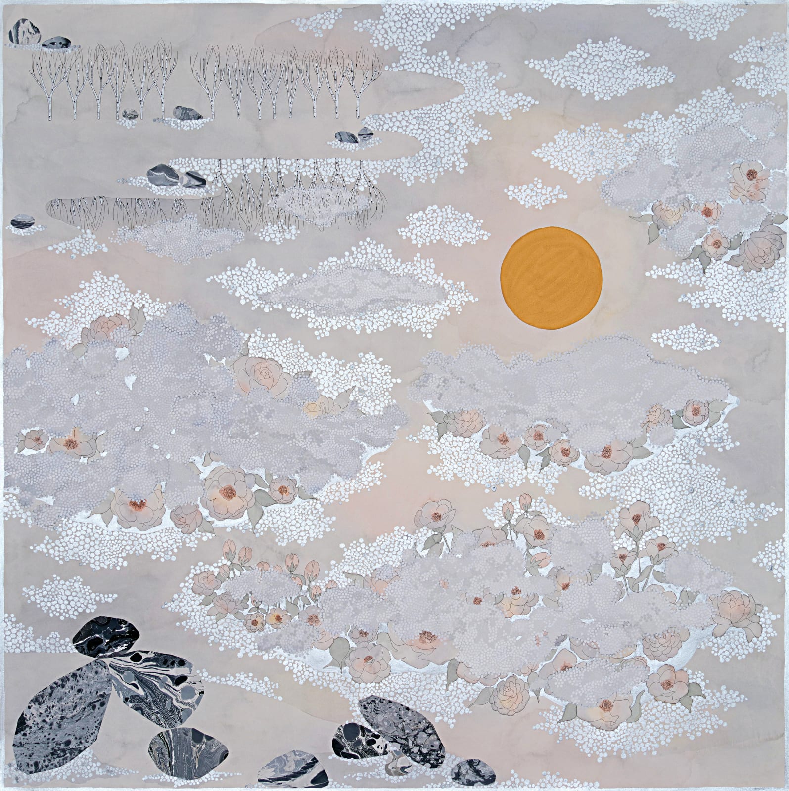Crystal Liu, the fog, "into the night, II", 2019