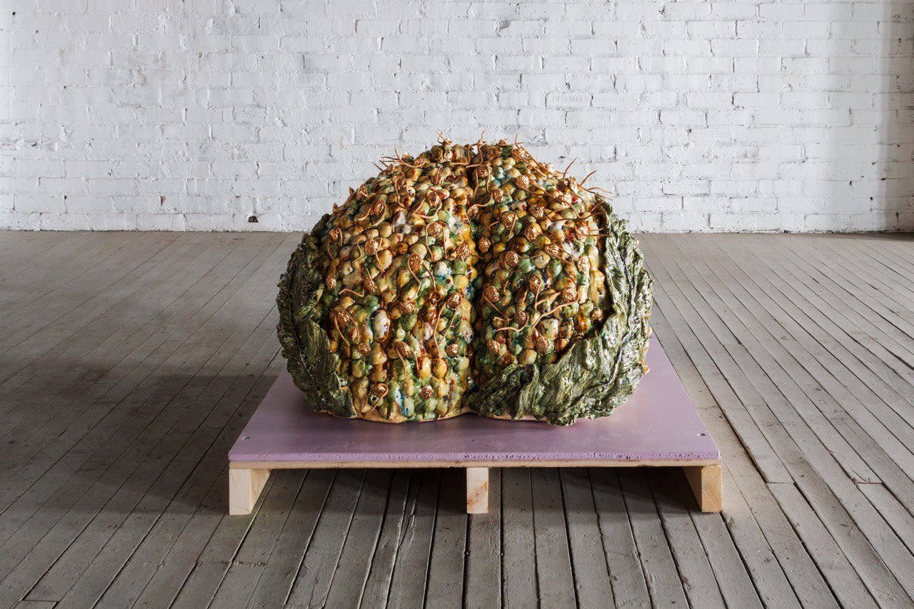 Cathy Lu, Peach with Incense Hair, 2022