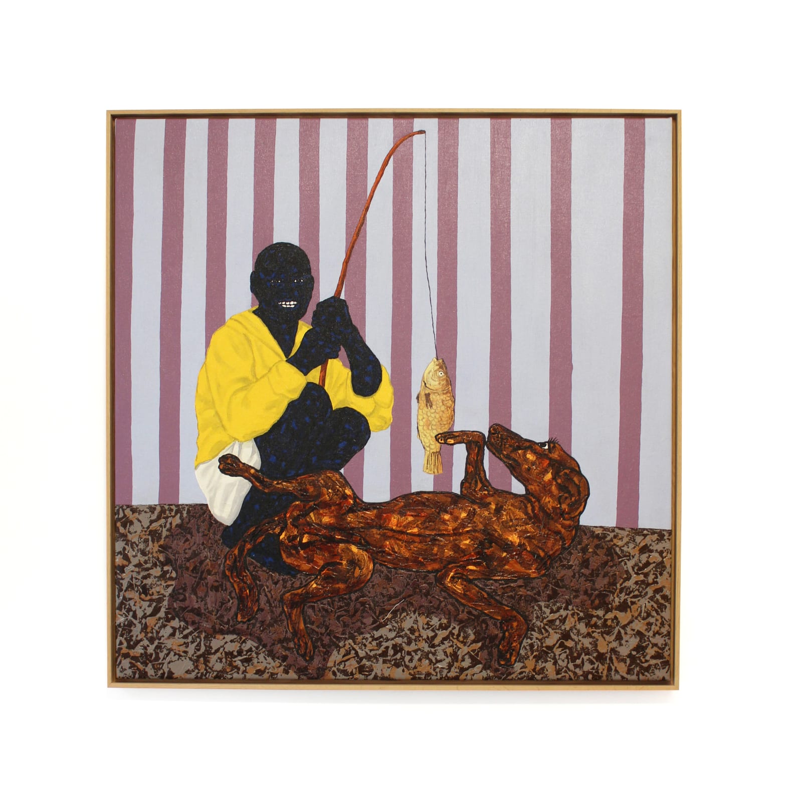 Ronald Mugabe, Boy with golden fish, 2023