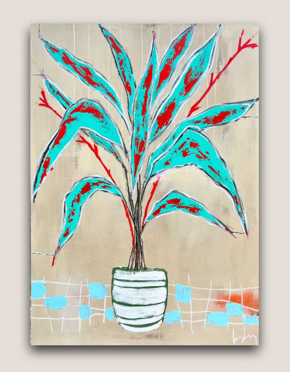 Hugues Simon, Vibrant Growth, 2025
