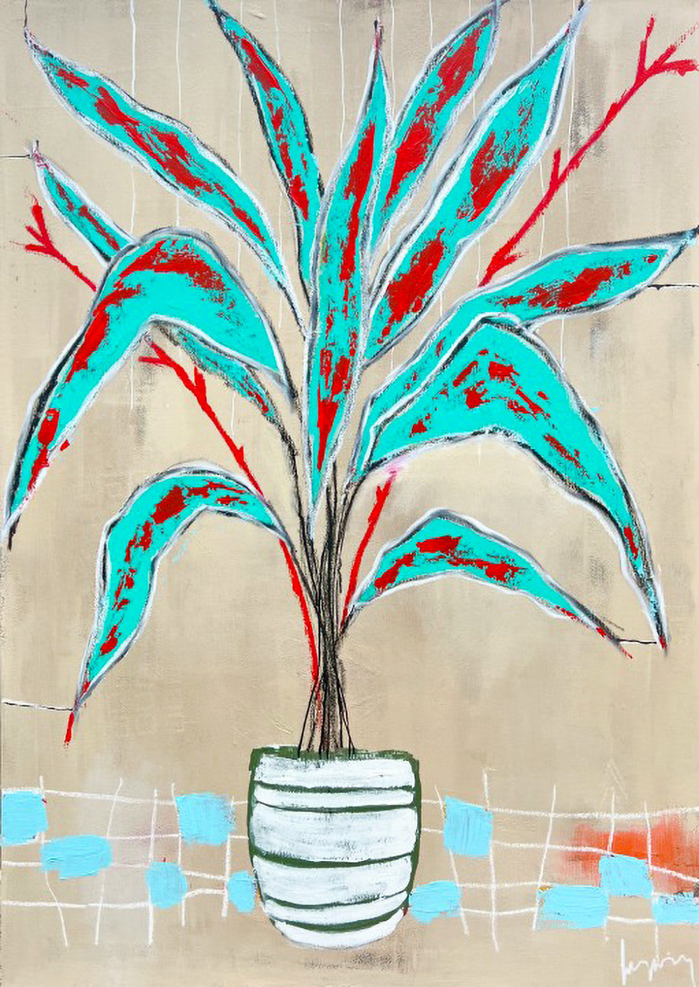 Hugues Simon, Vibrant Growth, 2025