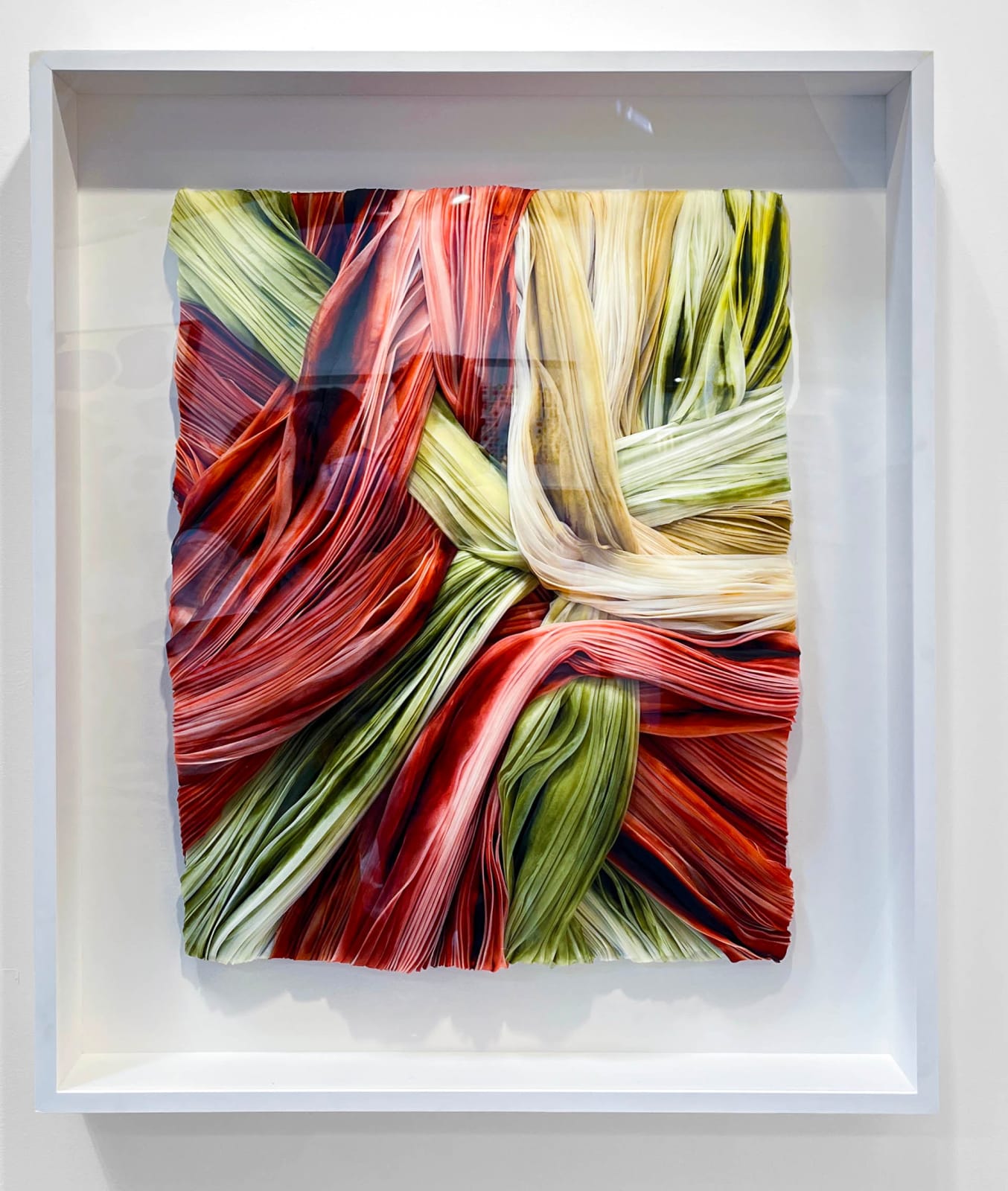 Karen Davis & Pepa Martin, Leaves falling at The Overflow , 2025