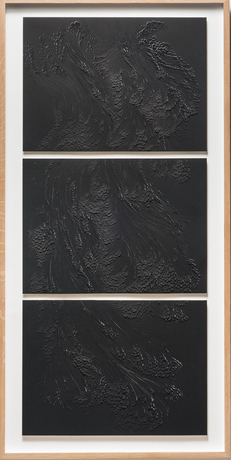 LAUREN COLLIN, Triptyque Noir, 2016