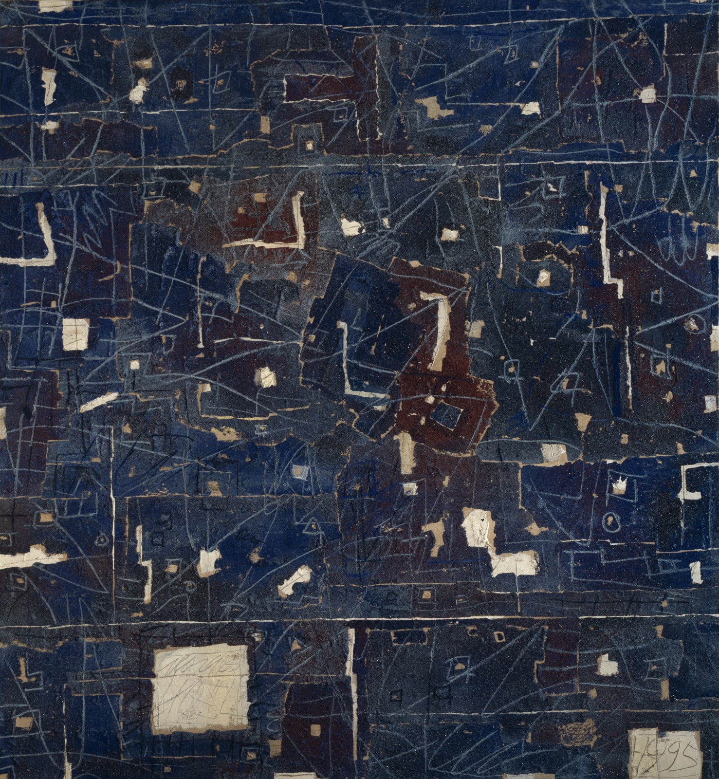 GEORGES NOEL (1924-2010), L’Ange blanc, 1995