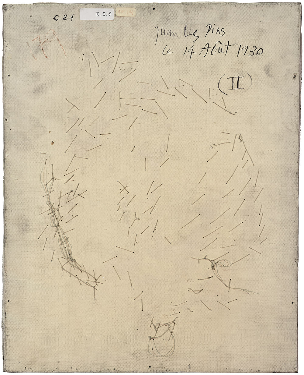 PHILIPPE GRONON, Verso n°55, Visage aux deux profils, par Pablo Picasso, collection Musée national Picasso-Paris