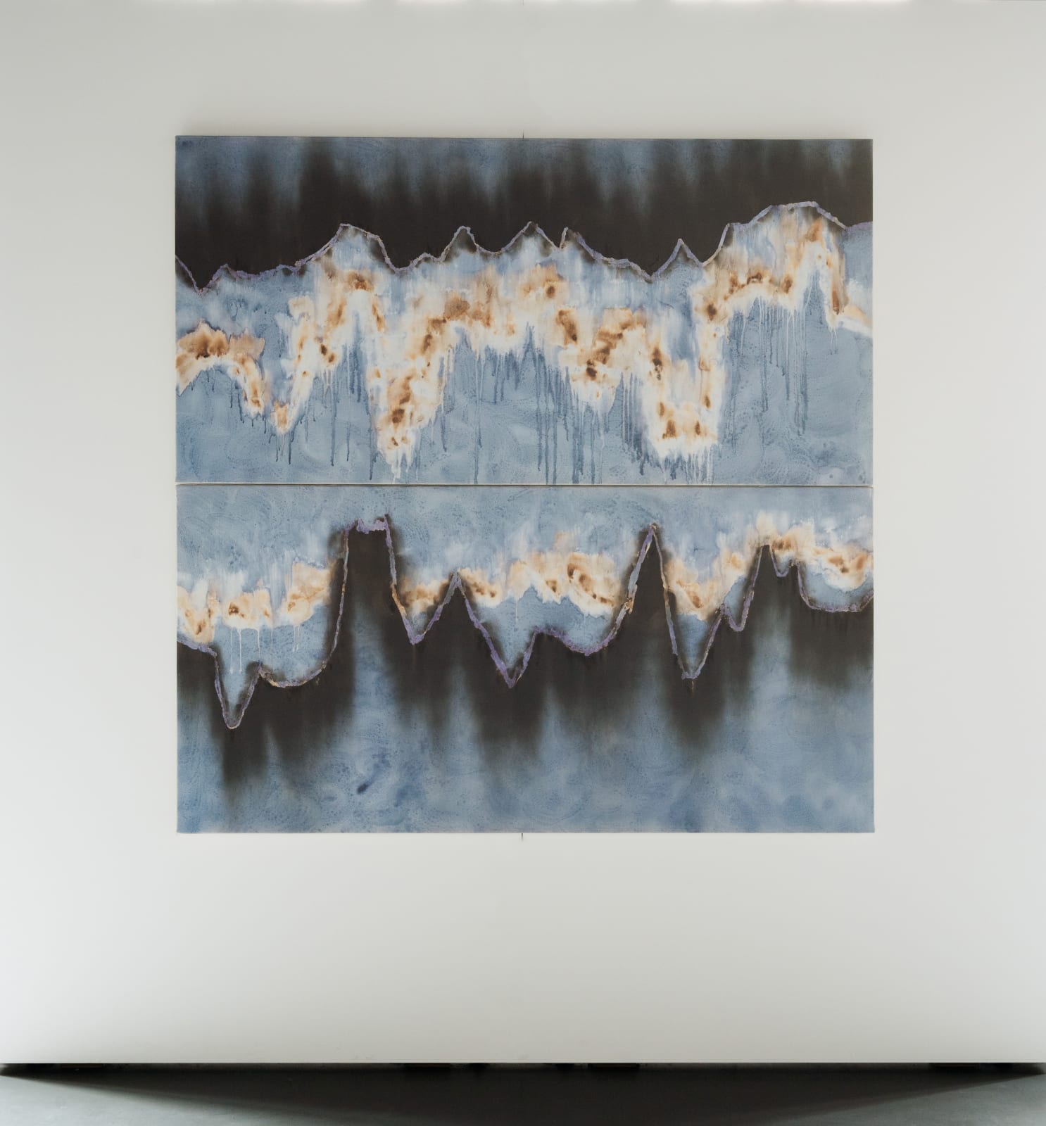CHRISTIAN JACCARD, Pics de croissance, diptyque, 2000
