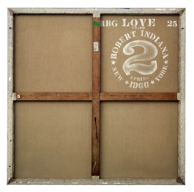 PHILIPPE GRONON, Verso n°23, Love, par Robert Indiana, 2008