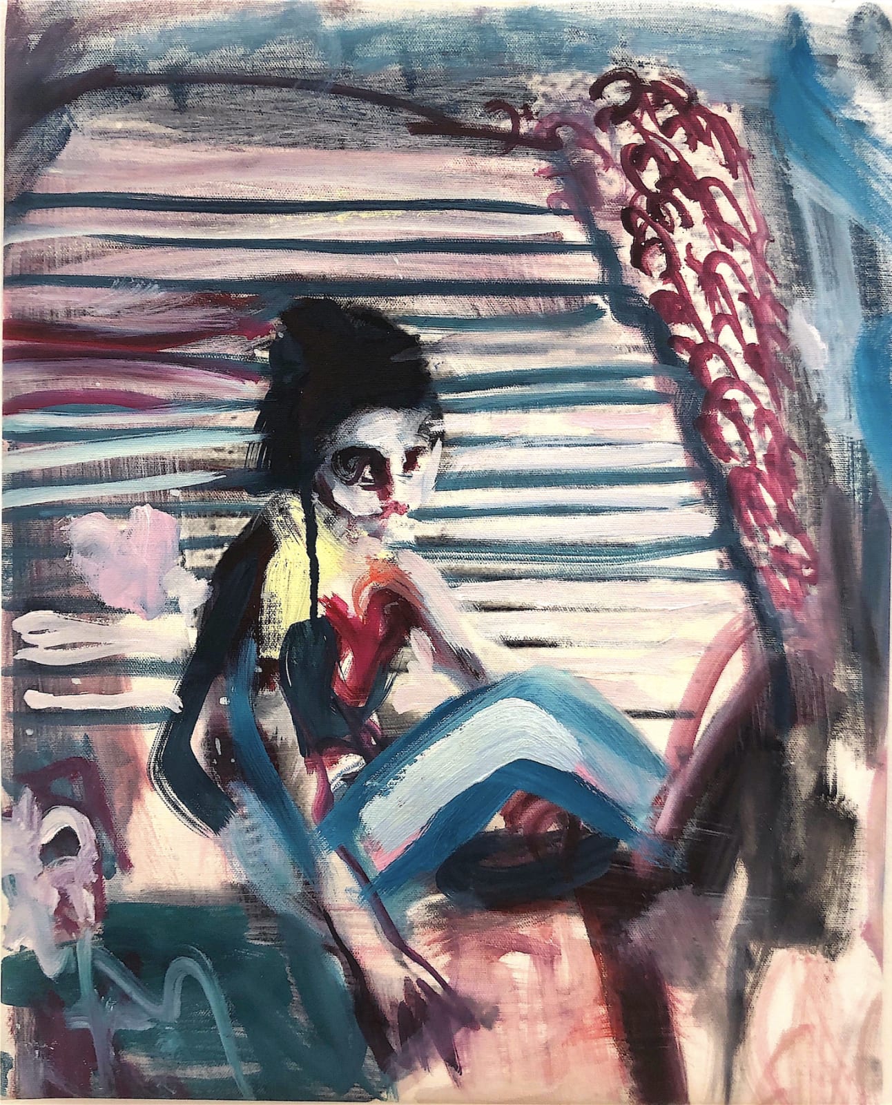 Katya Granova, Going to swim, 2019