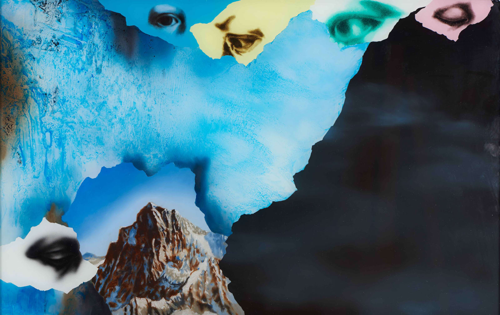 Daniel SCHLIER, Paysage avec yeux , 2015