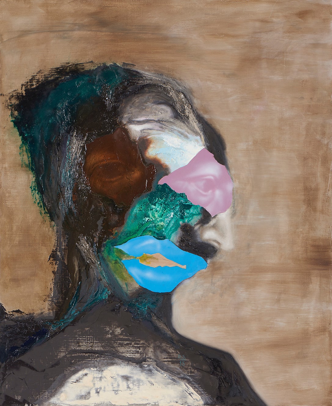 Daniel SCHLIER, Petite tête grotesque n°6, 2015