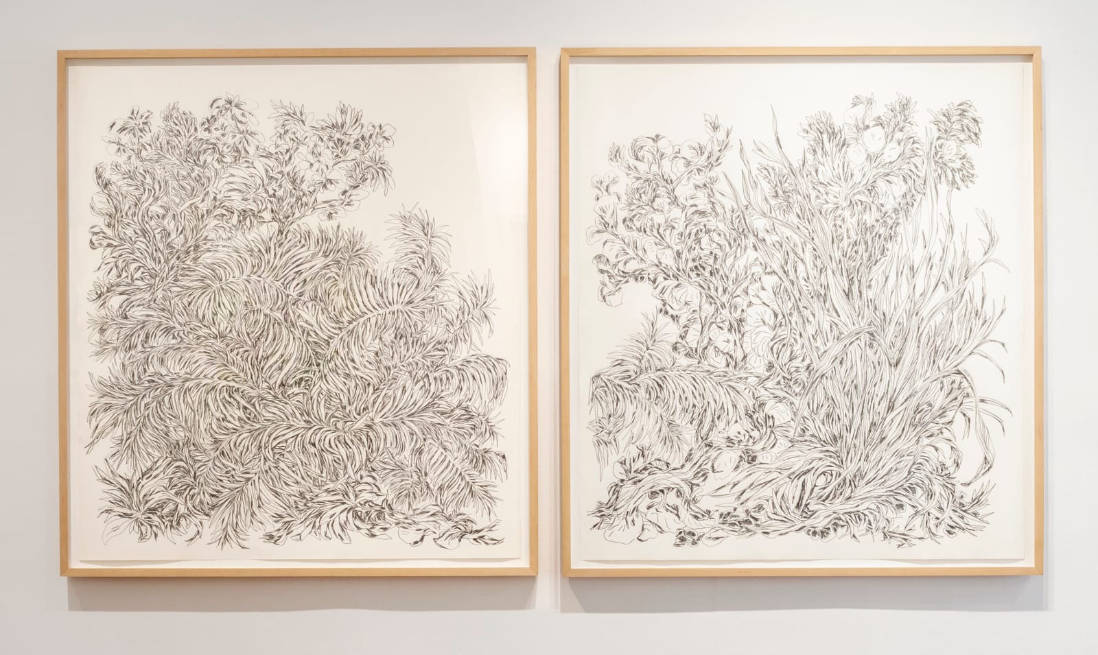 Ingo Fröhlich, Palmengarten I & II (Diptychon), 2016