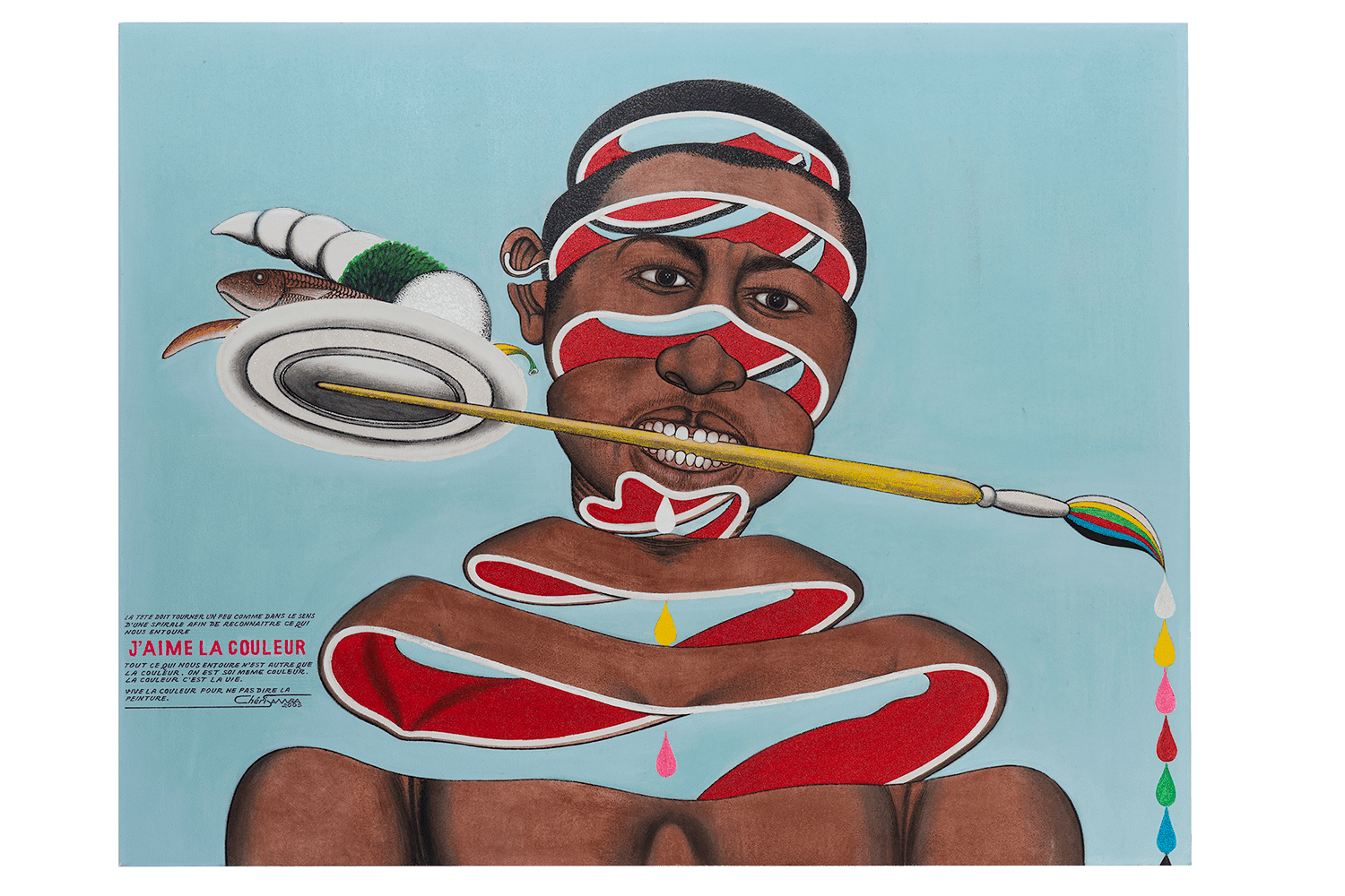 Cheri Samba, J'aime la couleur, 2004