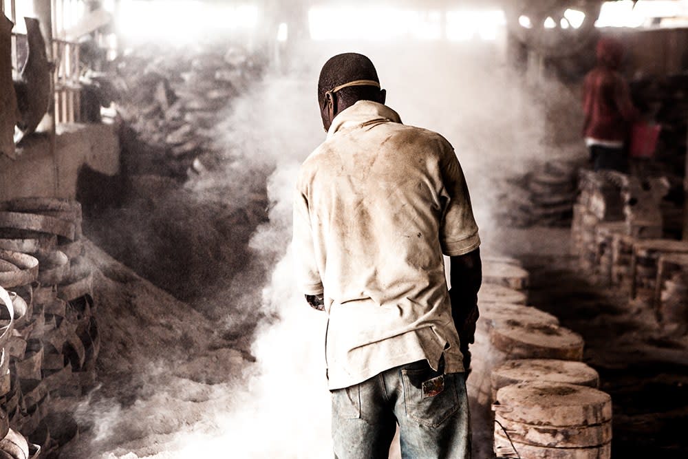 Nyaba Leon OUEDRAOGO, Juste travailler /city mine, 2015