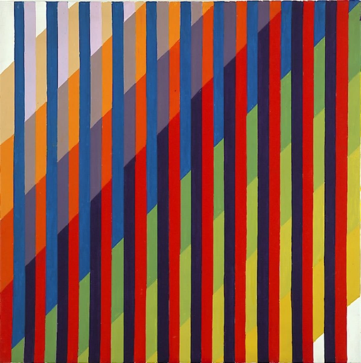 Anton Stankowski, Gitter, 1986