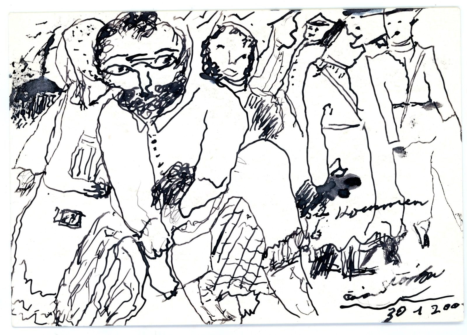 Ceija Stojka, Sie kommen (Ils arrivent), n.d.