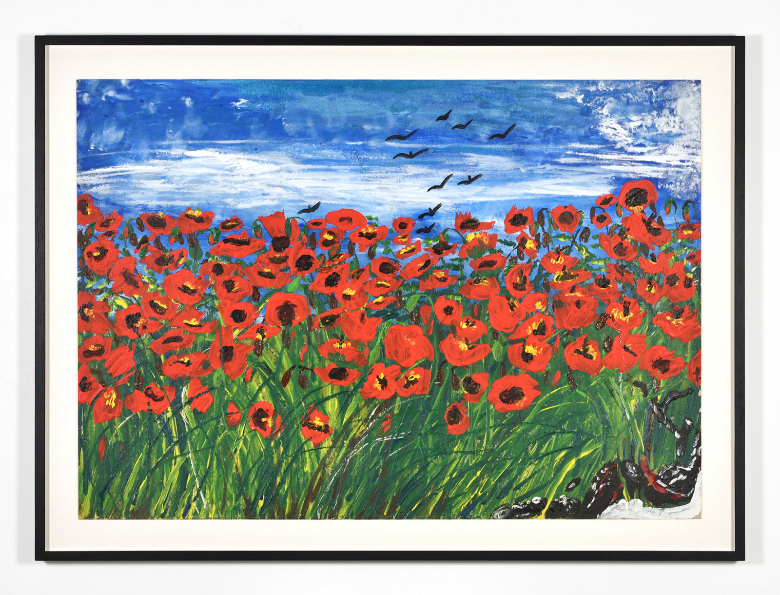 Ceija Stojka, Champ de coquelicots, 2001