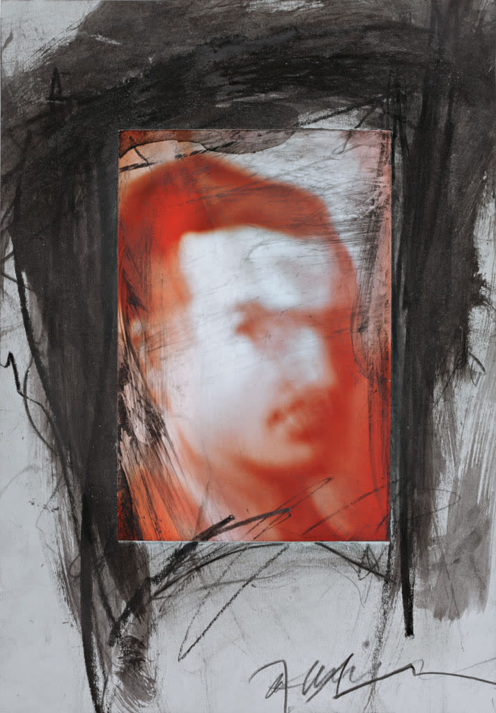 Arnulf Rainer, Pierre Molinier Ubermalung #1, 2008