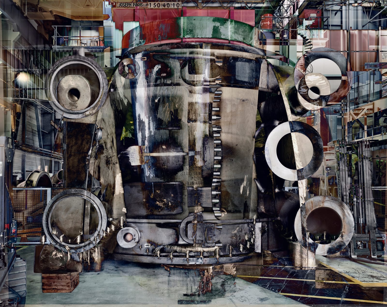 Stéphane Couturier, Alstom - série "Melting Power" - Belfort - Photo n°2 - Halle Power, 2009