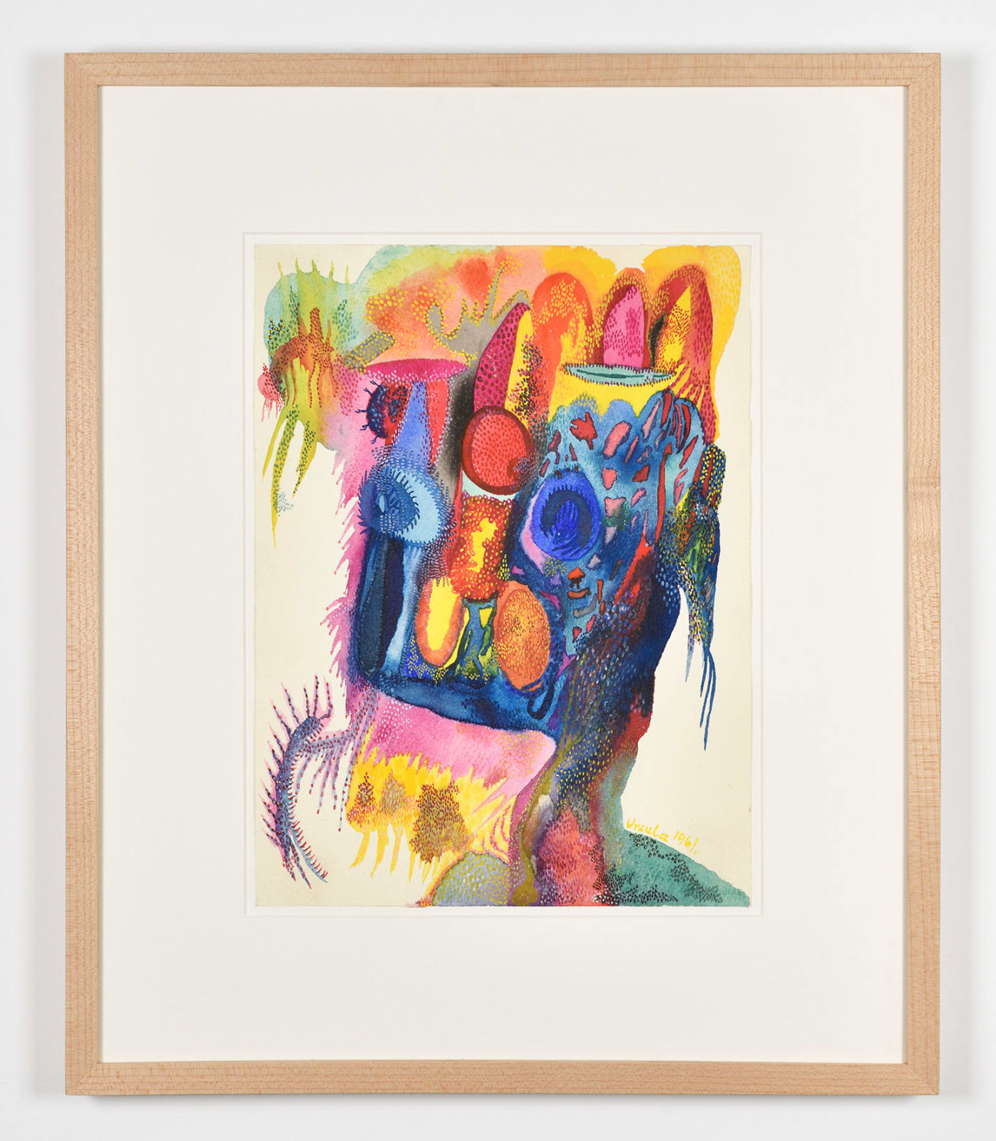 Ursula Schultze-Bluhm, Ohne Titel/Aquarelle I-V, 1961