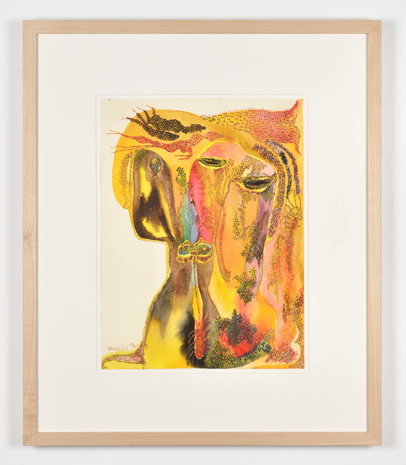 Ursula Schultze-Bluhm, Ohne Titel/Aquarelle I-V, 1961