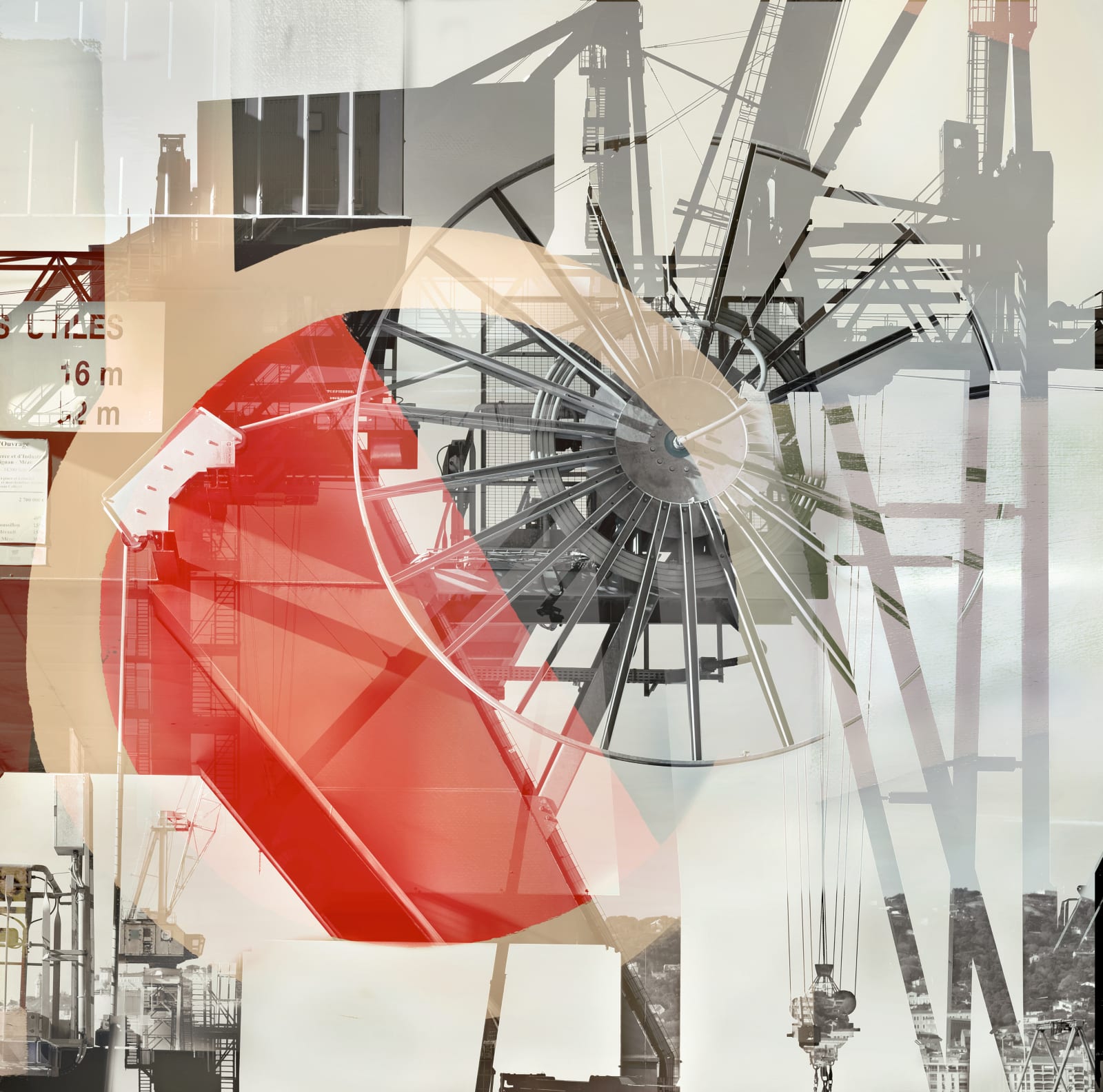 Stéphane Couturier, Série "Les nouveaux Constructeurs" Sète - Port de Commerce n° 8, 2018