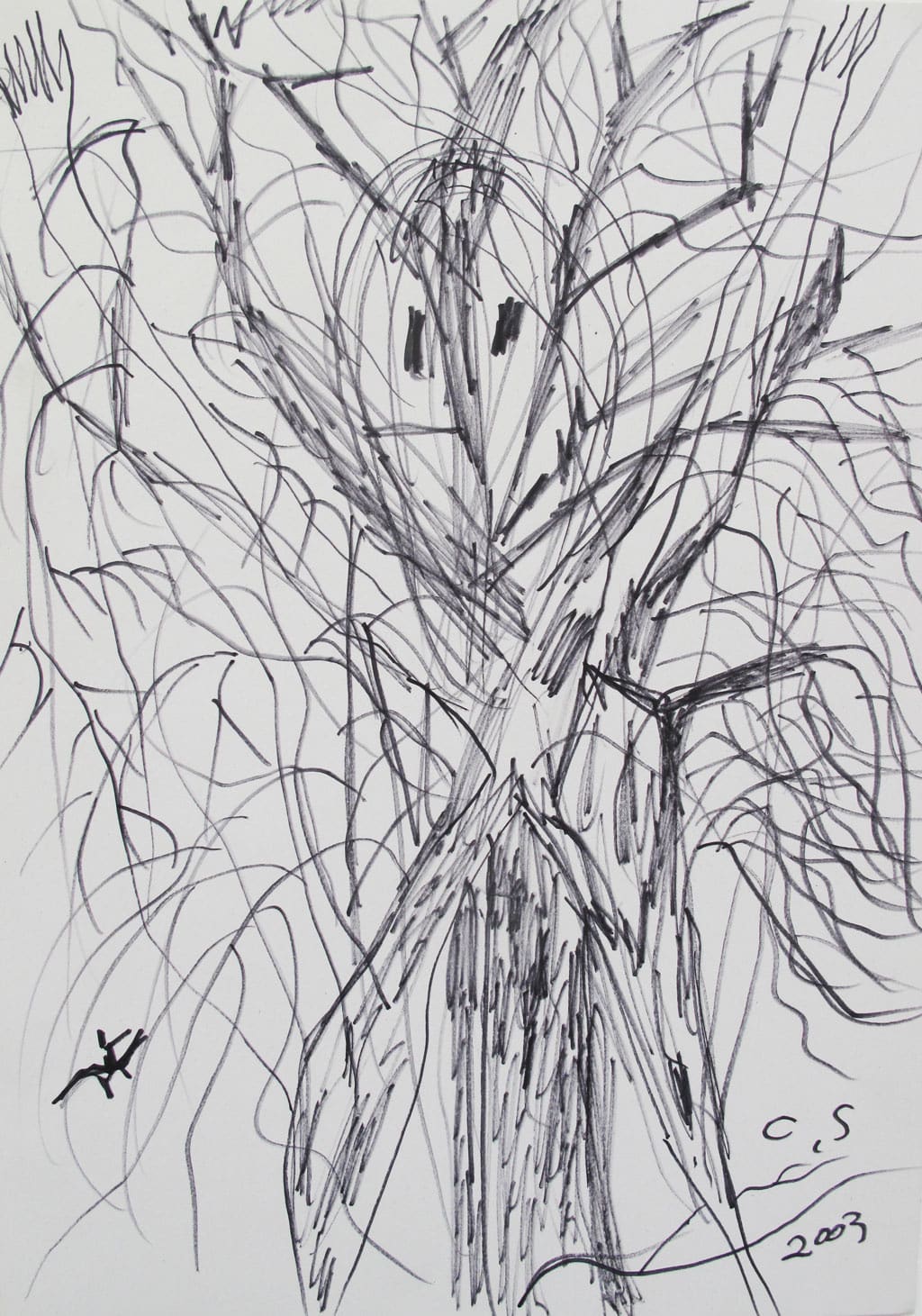 Ceija Stojka, Sans titre, ref 854, 2003