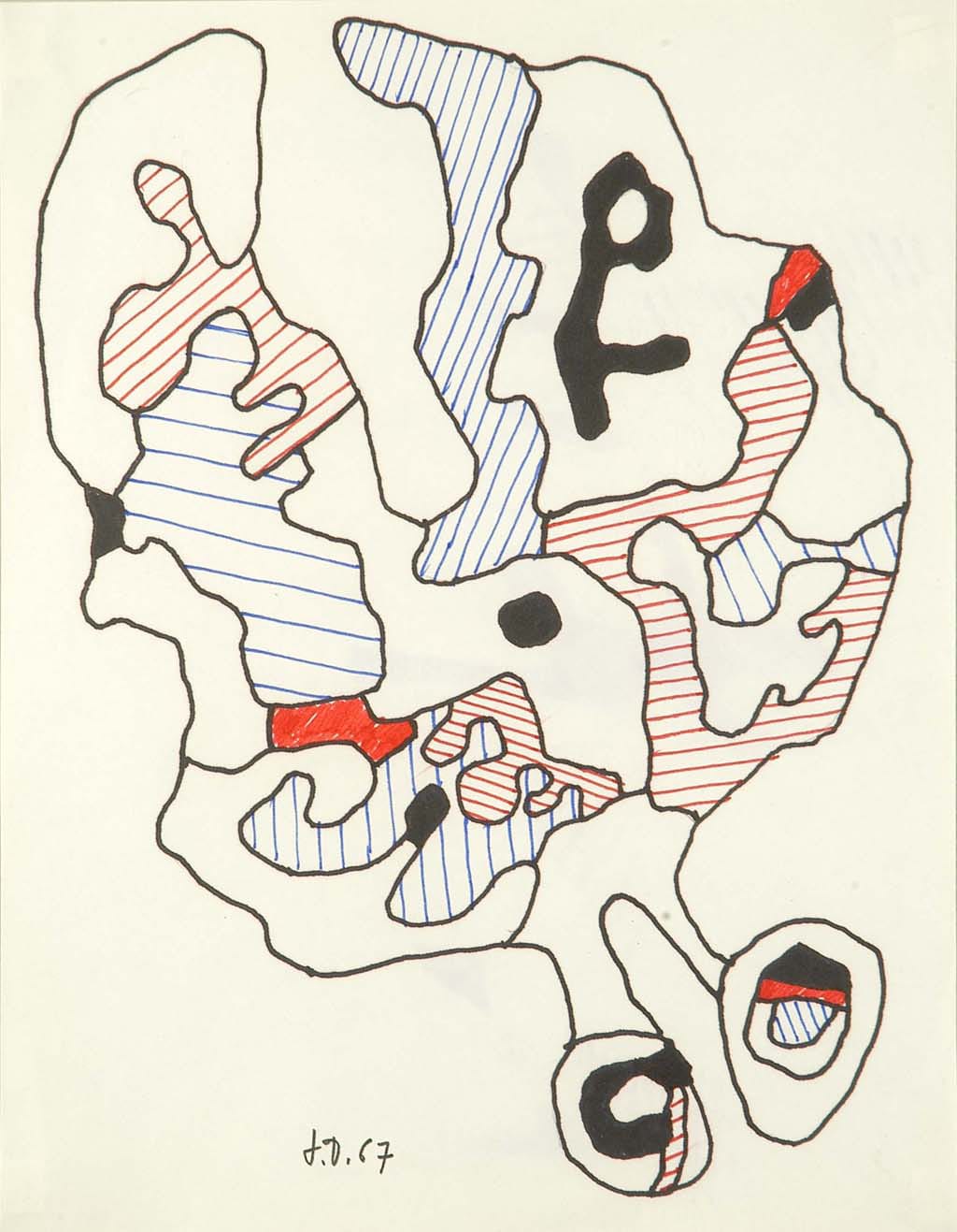 Jean DUBUFFET Ciseaux 27 x 21 cm