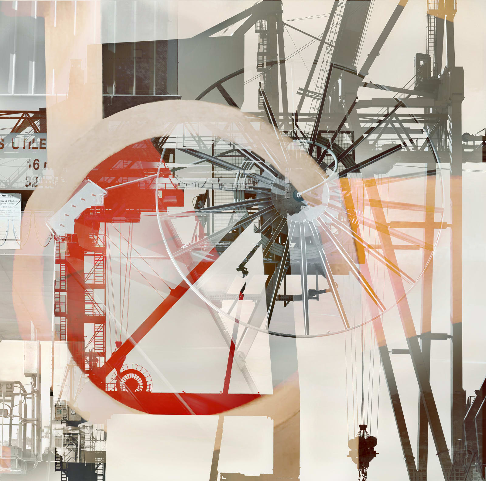 Stéphane Couturier, Sète - Port de Commerce n° 7 (Les nouveaux Constructeurs), 2018