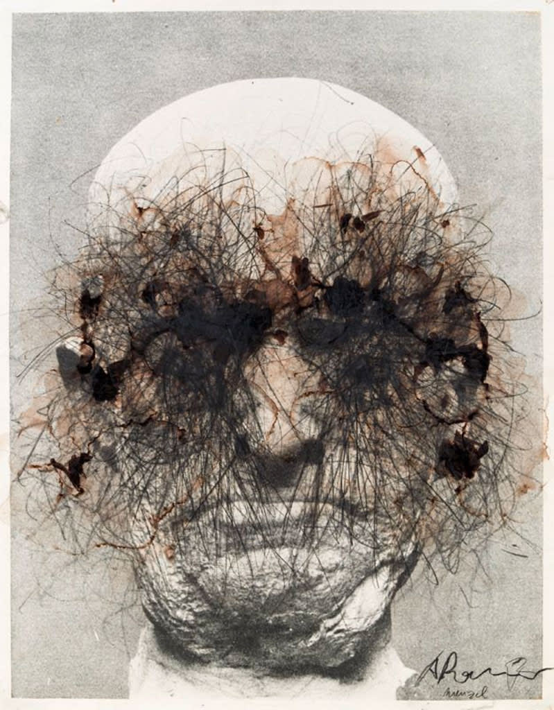 Arnulf Rainer, Untitled (Adolf Menzel), 1978