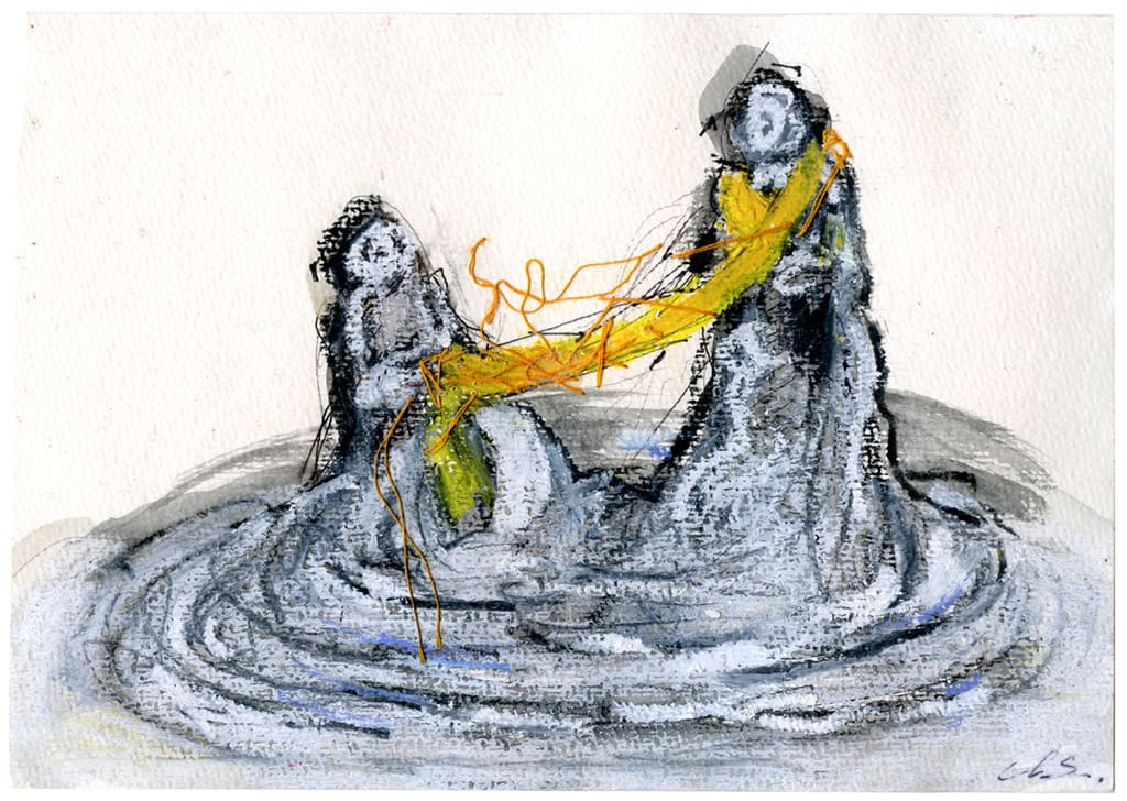 Chiharu Shiota, Drawing #3, 2009