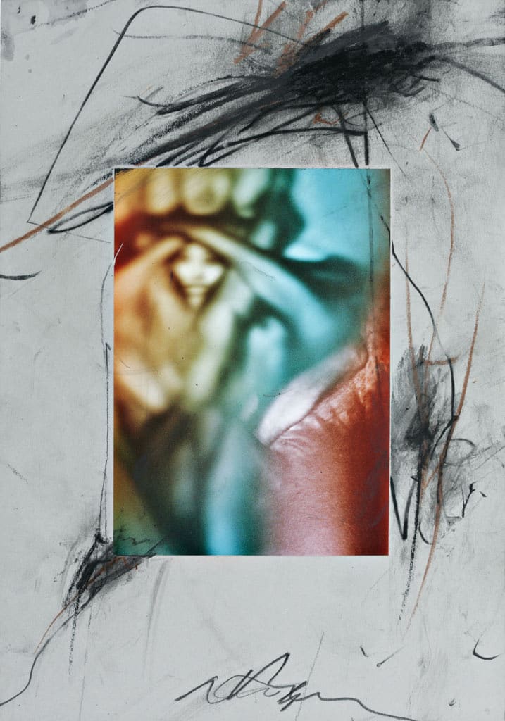 Arnulf Rainer, Pierre Molinier Ubermalung #6, 2008