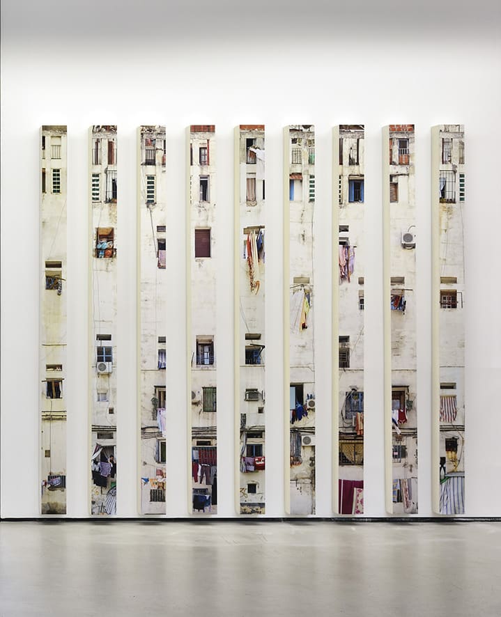 Stéphane Couturier, Alger - Cité "Climat de France" - Façade #1 - Polyptyque, 2015
