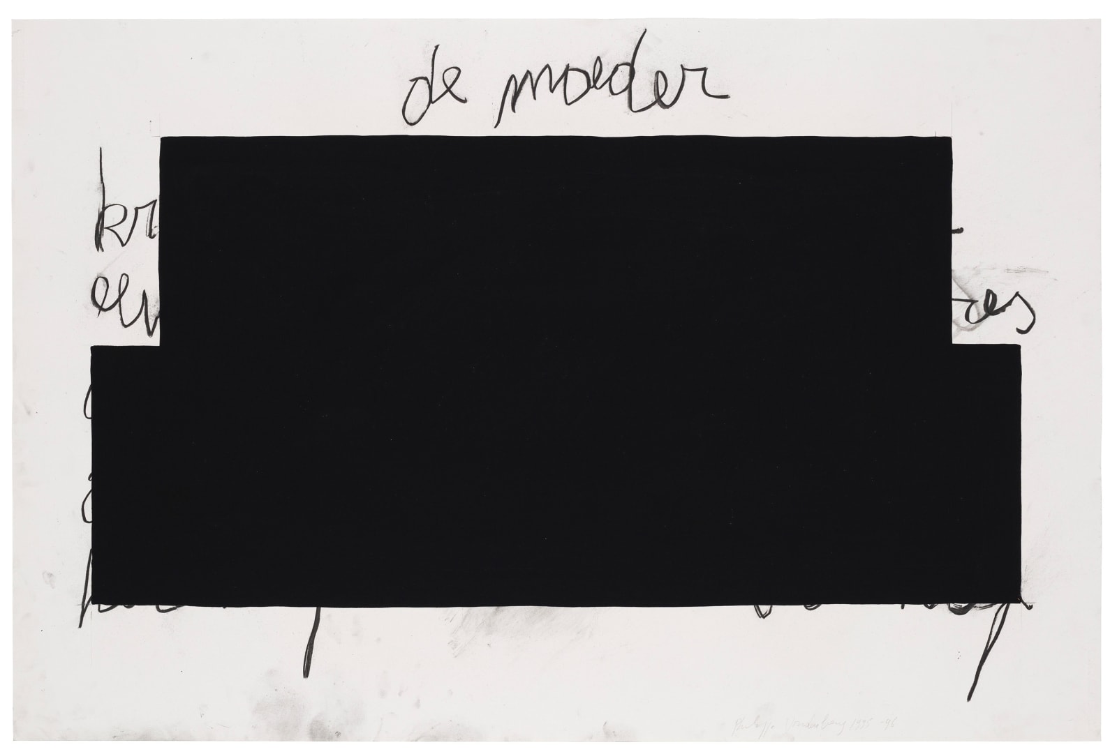 Philippe Vandenberg, Sans titre, 1995 - 1996